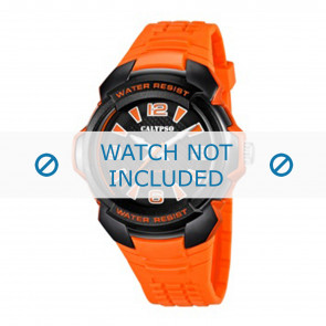 Correa de reloj Calypso K5635-2 Caucho Naranja 20mm