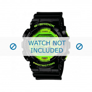 Casio correa de reloj GD-100SC-ZW Plástico Negro