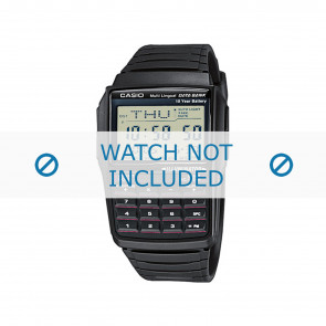 Correa de reloj Casio DBC-321-AES / DBC-32-1A / 10169264 Plástico Negro 22mm