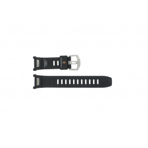 Casio correa de reloj PAW-1500-1VV Goma Negro 16mm