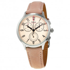 Correa de reloj Fossil CH3088 Cuero Beige 16mm