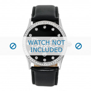 Correa de reloj Dolce & Gabbana DW0008 Cuero Negro 24mm