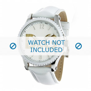 Correa de reloj Dolce & Gabbana DW0706 Cuero Blanco 20mm