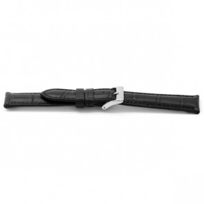 Correa de reloj Universal D117 Cuero Negro 14mm