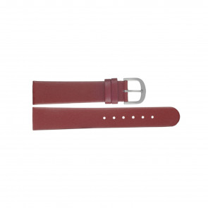 Danish Design correa de reloj ADDRD18 Piel Rojo 18mm 