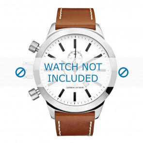 Danish Design correa de reloj IQ12Q1040 Cuero Cognac 23mm + costura blanca