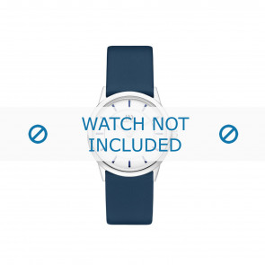 Correa de reloj Danish Design IV22Q1103 Cuero Azul 16mm