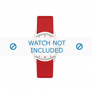 Correa de reloj Danish Design IV24Q1103 Cuero Rojo 16mm