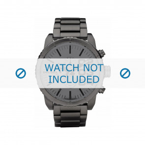 Diesel correa de reloj DZ4215 Metal Gris antracita 26mm
