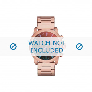 Diesel correa de reloj DZ5454 Metal Rosa 20mm