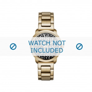 Diesel correa de reloj DZ5521 Metal Chapado en oro 18mm