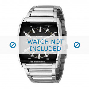 Diesel correa de reloj DZ1252  Acero inoxidable Plateado 34mm