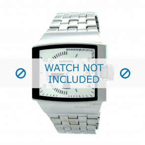 Diesel correa de reloj DZ1284 Metal Plateado 30mm