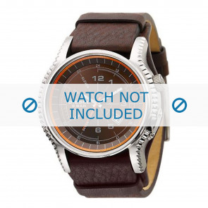 Diesel correa de reloj DZ1311 Cuero Marrón