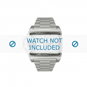 Diesel correa de reloj DZ1315 Acero inoxidable Plateado 29mm