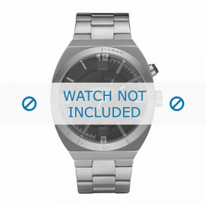Diesel correa de reloj DZ1413 Acero inoxidable Plateado 22mm