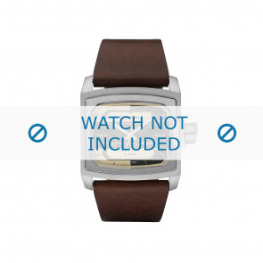 Diesel correa de reloj DZ1464 Cuero Marrón 32mm