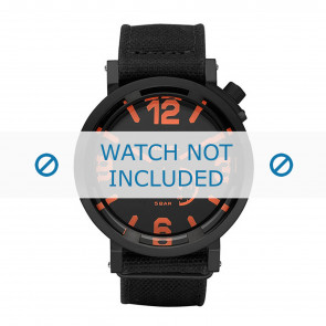 Correa de reloj Diesel DZ1471 Textil Negro 24mm