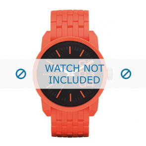 Correa de reloj Diesel DZ1521 Plástico Naranja 28mm