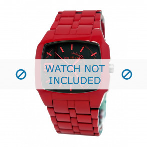 Correa de reloj Diesel DZ1551 Plástico Rojo 22mm