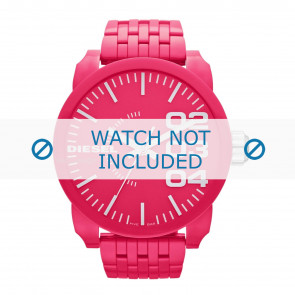 Correa de reloj Diesel DZ1573 Plástico Rosa 28mm