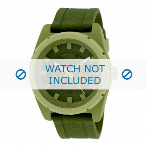 Correa de reloj Diesel DZ1594 Silicona Verde 24mm