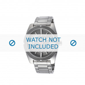 Diesel correa de reloj DZ1595 Acero inoxidable Plateado 22mm