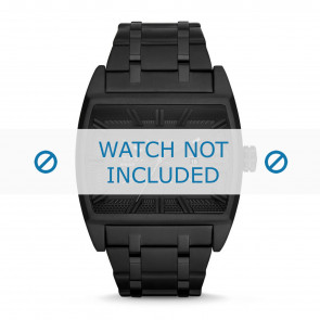 Diesel correa de reloj DZ1673 Acero inoxidable Plateado 30mm