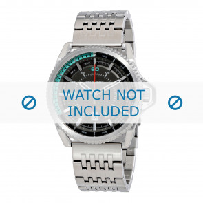 Diesel correa de reloj DZ1729 Acero inoxidable Plateado 24mm