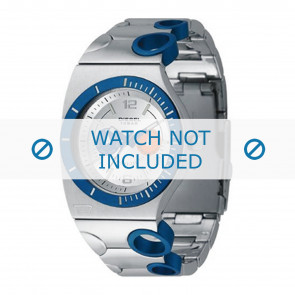 Diesel correa de reloj DZ4059 Metal Plateado 16mm