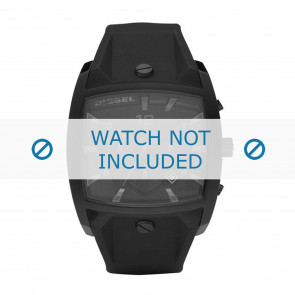 Correa de reloj Diesel DZ4196 Silicona Negro 32mm