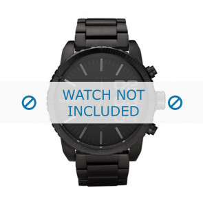 Diesel correa de reloj DZ4207 Metal Negro 26mm