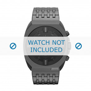 Diesel correa de reloj DZ4263 Metal Gris 28mm