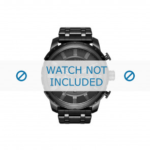 Diesel correa de reloj DZ4349 Acero inoxidable Negro 26mm