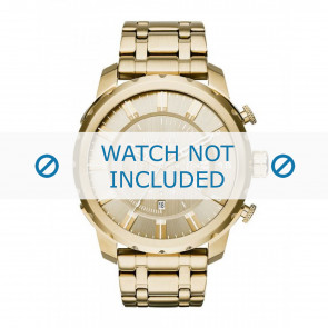 Diesel correa de reloj DZ4376 Metal Dorado 26mm
