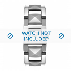 Diesel correa de reloj DZ5137 Metal Plateado 18mm