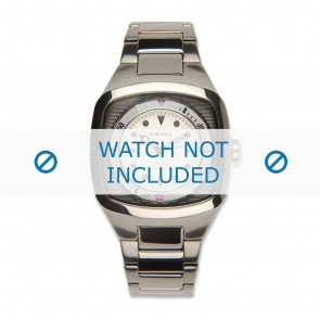 Diesel correa de reloj DZ5282 Acero inoxidable Gris antracita 24mm
