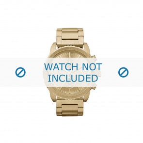 Diesel correa de reloj DZ5302 Metal Dorado 22mm