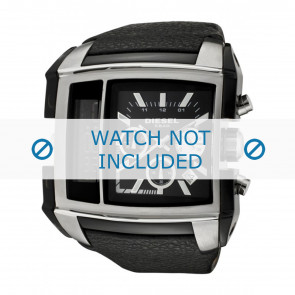 Diesel correa de reloj DZ7191 Cuero Negro 30mm