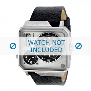 Diesel correa de reloj DZ7242 Cuero Negro 28mm