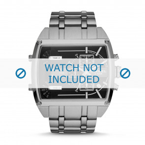 Diesel correa de reloj DZ7324 Acero inoxidable Plateado 30mm