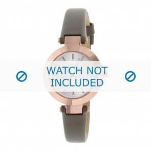Correa de reloj DKNY NY2301 Cuero Gris 8mm