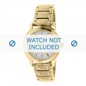Correa de reloj DKNY NY2343 / SOHO Acero Chapado en oro 18mm