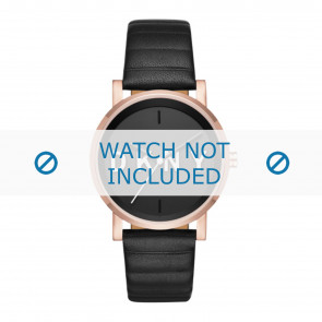 Correa de reloj DKNY NY2633 Cuero Negro 18mm