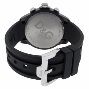 Dolce & Gabbana correa de reloj DW0380 Caucho / plástico Negro