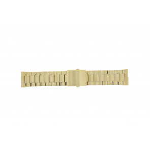 Correa de reloj Diesel DZ4360 / DZ4642 Acero Chapado en oro 26mm