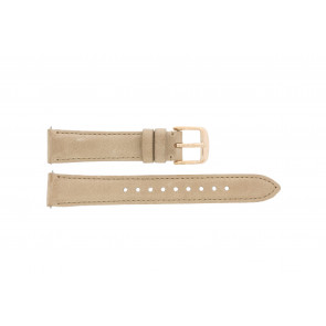 Correa de reloj Fossil ES4007 Cuero Beige 16mm