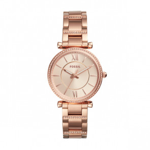 Correa de reloj Fossil ES4301 Acero Rosado 16mm