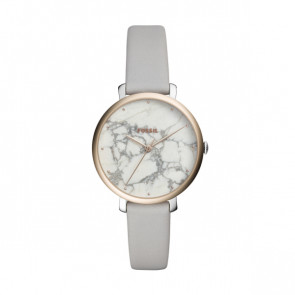Correa de reloj Fossil ES4377 Cuero Gris 14mm