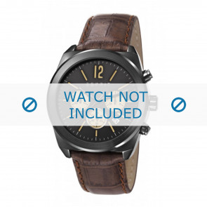 Esprit correa de reloj ES107571 / ES107571003-40L Cuero Marrón + costura marrón